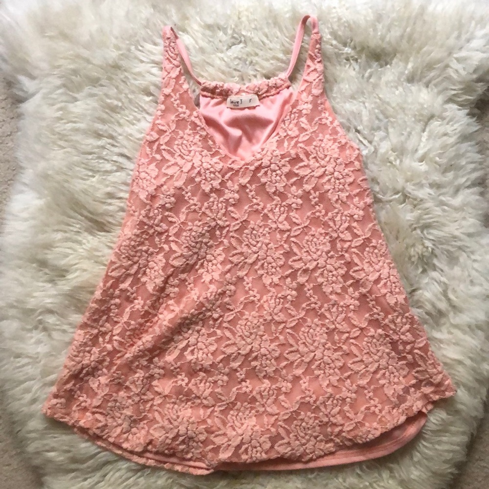 Love J USA Pink Tank Top